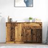 vidaXL Sideboard mit Schubladen 3 pcs Altholz Holzwerkstoff