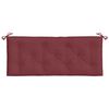 vidaXL Gartenbank-Auflage Melange Weinrot 120x50x7 cm Stoff