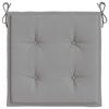 vidaXL Gartenstuhl-Kissen 6 Stk. Grau 40x40x4 cm Oxford-Gewebe