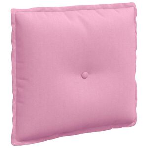 vidaXL R&uuml;ckenkissen Rosa 50 x 19 x 45 cm Stoff