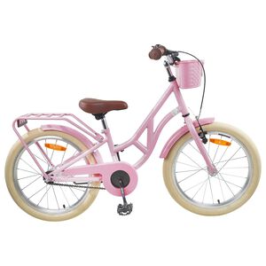 vidaXL Kinderfahrrad 20 Zoll f&uuml;r 6-11 Jahre alt Hellrosa