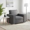 vidaXL Sofa Grau 99 x 80 x 84 cm Stoff