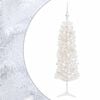 vidaXL K&uuml;nstlicher schmaler Weihnachtsbaum mit Weihnachtskugel 150 cm