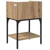 vidaXL Nachttisch Artisan-Eiche 40 x 29 x 60 cm Holzwerkstoff