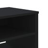 vidaXL TV-Schrank Schwarz 122x34x41 cm Holzwerkstoff