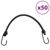 vidaXL Gummiseile Reflektierend mit Haken 50 Stk. 46 cm