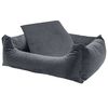 Madison Hundebett Velvet 80x67x22 cm Grau