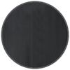vidaXL Teppich Rund Grau 100 cm Bambus