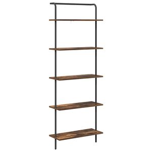 vidaXL B&uuml;cherregal 5 Ebenen 60 x 24 x 168 cm Holzwerkstoff