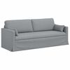 vidaXL Sofa Set 2 pcs Hellgrau 198 x 78 x 80 cm Stoff