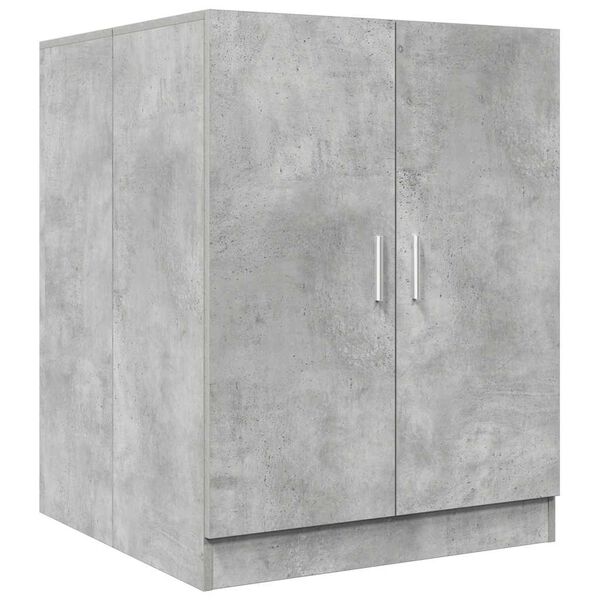 vidaXL Waschmaschinenschrank Betongrau 71x71,5x91,5 cm