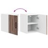 vidaXL K&uuml;chenschrank 2 pcs Braun Eichen-Optik 30 x 31 x 40 cm