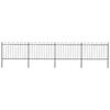 vidaXL Gartenzaun | Stahl | Robust | Modern