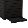 vidaXL Outdoor-M&uuml;lltonne Schwarz 41x41x86 cm Polypropylen