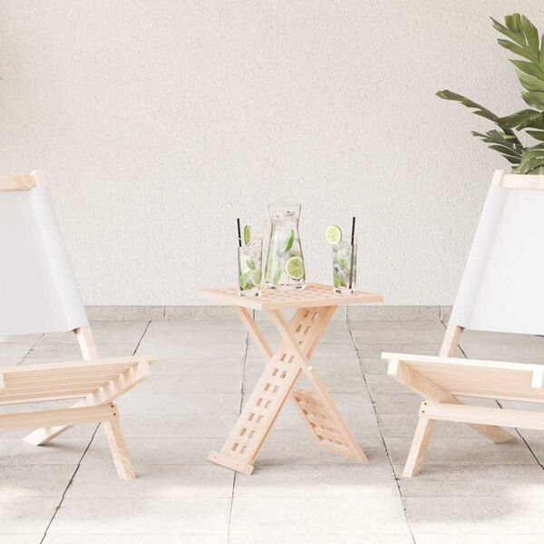 vidaXL Couchtisch Braun 33 x 33 x 40,5 cm Massivholz aus Walnuss