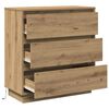 vidaXL Nachttisch Artisan-Eiche 71 x 34,5 x 75 cm Holzwerkstoff