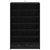 vidaXL Schuhschrank Schwarz Eichen-Optik 60 x 35 x 92 cm Holzwerkstoff