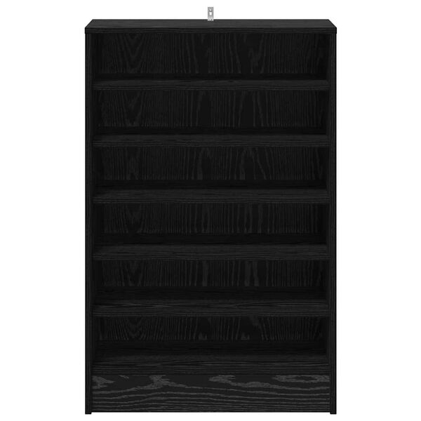 vidaXL Schuhschrank Schwarz Eichen-Optik 60 x 35 x 92 cm Holzwerkstoff