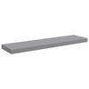 vidaXL Schwebende Wandregale 2 Stk. Grau 90x23,5x3,8cm MDF