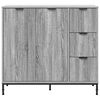 vidaXL Sideboard Graues Sonoma 89,5 x 33 x 82 cm Holzwerkstoff