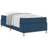 vidaXL Bettrahmen Blau 100 x 200 cm Stoff