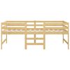 vidaXL Halbhochbett Massivholz Kiefer 90x200 cm