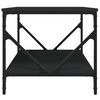 vidaXL Couchtisch Schwarz 90x50x45 cm Holzwerkstoff