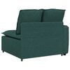 vidaXL Modulares Sofa Endmodul mit Armlehne Kissen Dunkelgr&uuml;n 100 cm