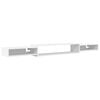 vidaXL Wandmontierter TV-Schrank Wandhalterung Wei&szlig; 220 x 28 x 21 cm