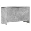 vidaXL Aufbewahrungstruhe Betongrau 80 x 40 x 50 cm Holzwerkstoff