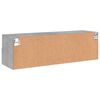 vidaXL TV-Wandschrank Betongrau 100x30x30 cm Holzwerkstoff