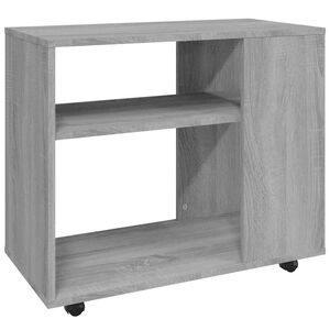 vidaXL Beistelltisch Grau Sonoma 70x35x60,5 cm Holzwerkstoff