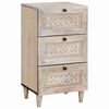 vidaXL Sideboard mit Schubladen Wei&szlig; 33,5 x 40 x 75 cm