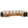 vidaXL Outdoor-Sofagarnitur 8 pcs Natur Massivholz Akazie