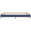 vidaXL Boxspringbettgestell Blau 180x200 cm Stoff
