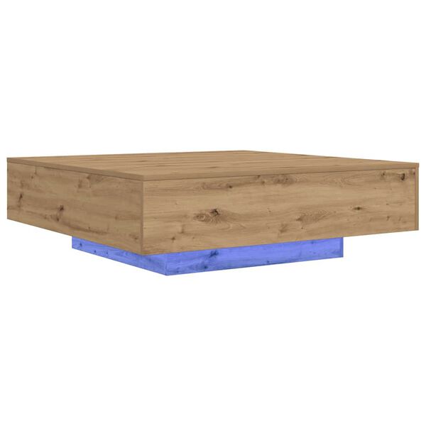 vidaXL Couchtisch Artisan-Eiche 100 x 100 x 31 cm Holzwerkstoff