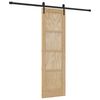 vidaXL Schiebet&uuml;r ORKDAL 61 x 198,5 cm Massives Kiefernholz Natur