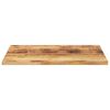 vidaXL Tischplatte 90x80x2,5 cm Rechteckig Raues Massivholz Mango