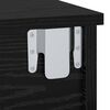 vidaXL Nachttisch Schwarz Eichen-Optik 40 x 31 x 15 cm Holzwerkstoff