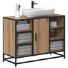 vidaXL Badezimmerschrank Artisan-Eiche 80 x 33 x 60 cm Holzwerkstoff