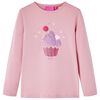 Kinder-Langarmshirt Hellrosa 116
