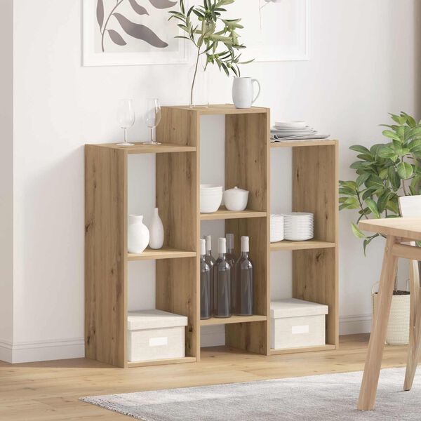 vidaXL Sideboard Artisan-Eiche 90 x 30 x 90 cm