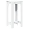 vidaXL Bartisch Wei&szlig; 51x50x103,5 cm Holzwerkstoff