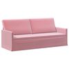 vidaXL 3-Sitzer Sofa Rosa 190 x 81 x 82 cm Samt (V)