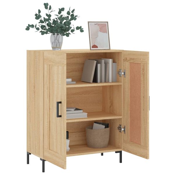 vidaXL Sideboard Sonoma-Eiche 69,5x34x90 cm Holzwerkstoff