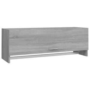 vidaXL Kleiderschrank Grau Sonoma 100x32,5x35 cm Holzwerkstoff