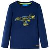vidaXL Kinder-Langarmshirt Marineblau 116