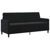 vidaXL Sofa mit Stauraum Schwarz 192 x 78 x 87 cm Polyester