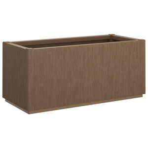 vidaXL Gartenblumenbox Braun 80 x 36 x 35 cm PP