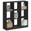 vidaXL Bücherregal Schwarz 102x32x108 cm Holzwerkstoff